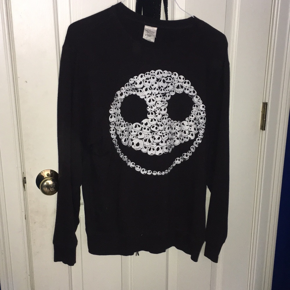 Nightmare Before Christmas Jack Skeleton crew neck